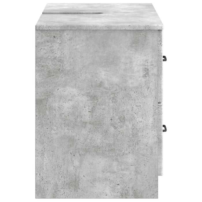 Dulap pentru Chiuveta de Baie UTRECHT Gri Beton 82 x 41 x 56 cm - WALTI WALTI