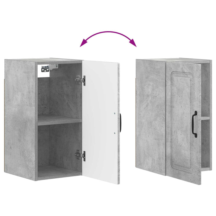 Dulap de perete pentru baie UTRECHT Gri Beton 30 x 31 x 59 cm WALTI