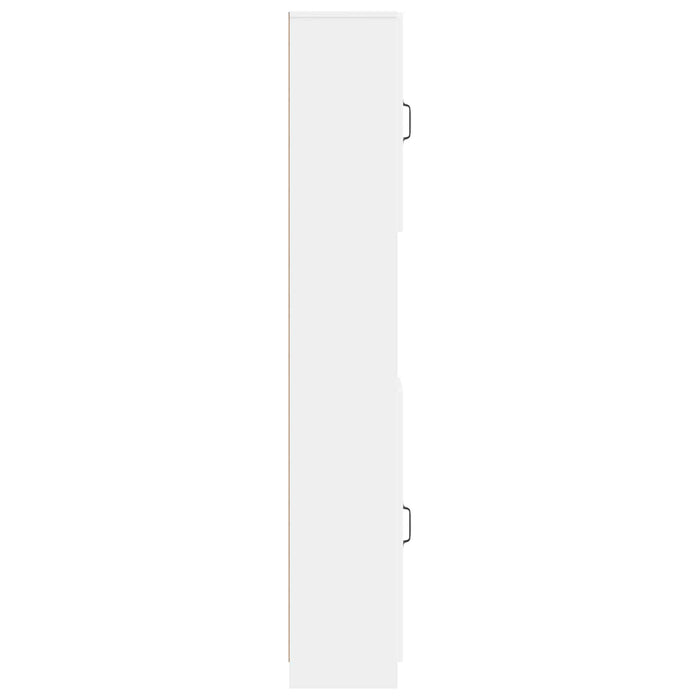 Cabinet de Baie cu Raft Deschis UTRECHT Alb 30 x 31 x 187 cm WALTI