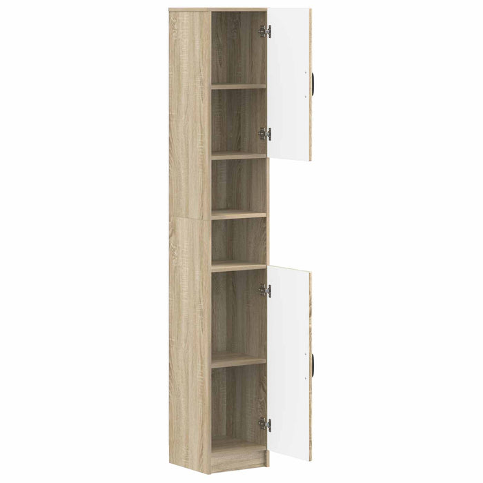 Cabinet de Baie cu Raft Deschis UTRECHT Stejar Sonoma WALTI
