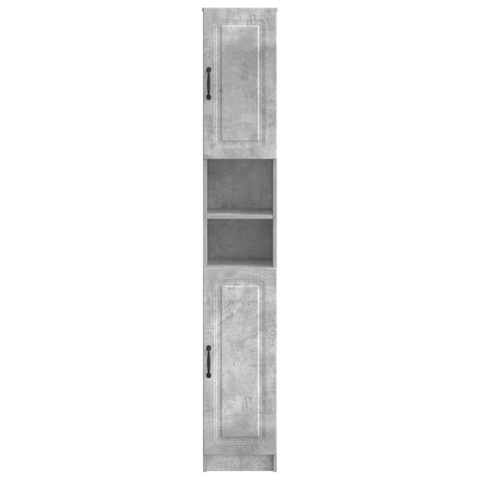 Cabinet de Baie cu Raft Deschis UTRECHT Gri Beton WALTI