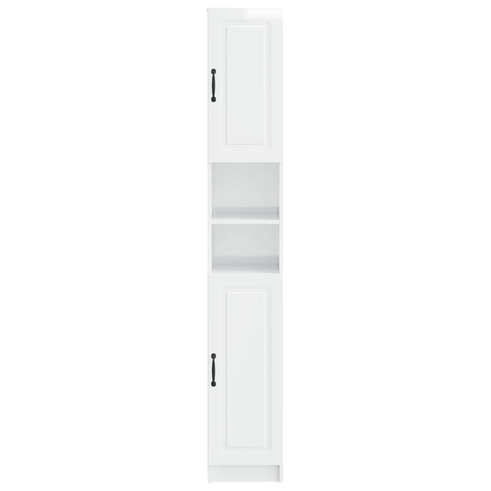 Cabinet de Baie cu Raft Deschis UTRECHT Alb foarte lucios WALTI