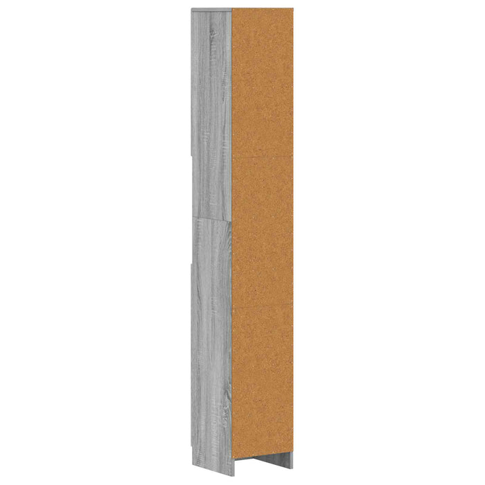 Cabinet de Baie cu Raft Deschis UTRECHT Sonoma gri WALTI