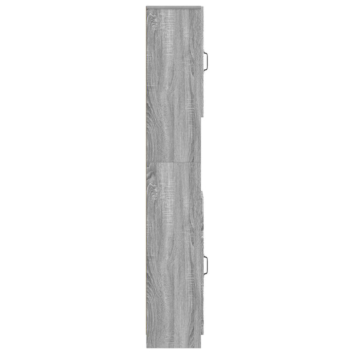Cabinet de Baie cu Raft Deschis UTRECHT Sonoma gri WALTI