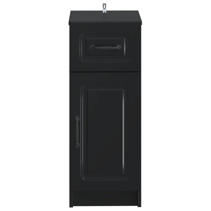Dulap de Depozitare pentru Baie UTRECHT Negru 30 x 31 x 77 cm WALTI