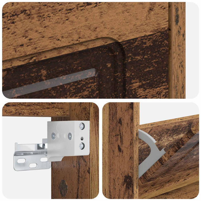 Dulap pentru pantofi montat pe perete UTRECHT 71 x 17 x 43 cm WALTI