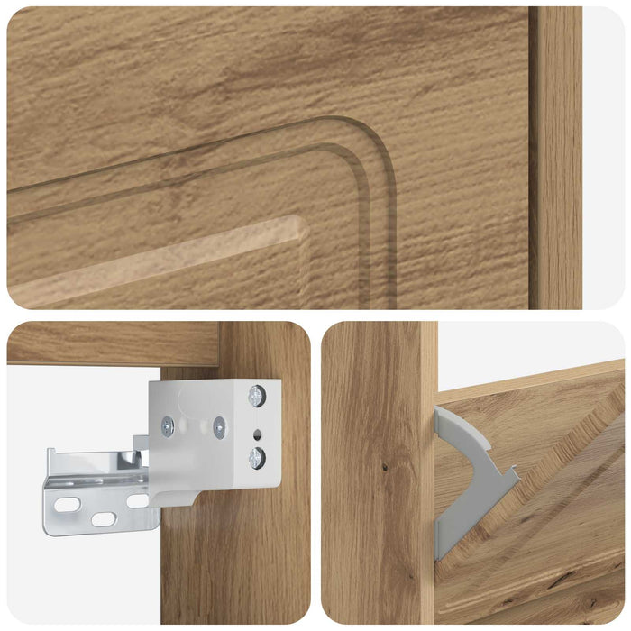 Dulap pentru pantofi montat pe perete UTRECHT 71 x 17 x 86 cm WALTI