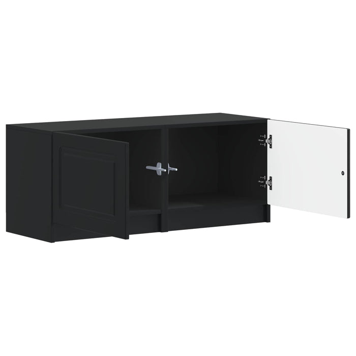 Cabinet TV Negru Lemn prelucrat WALTI