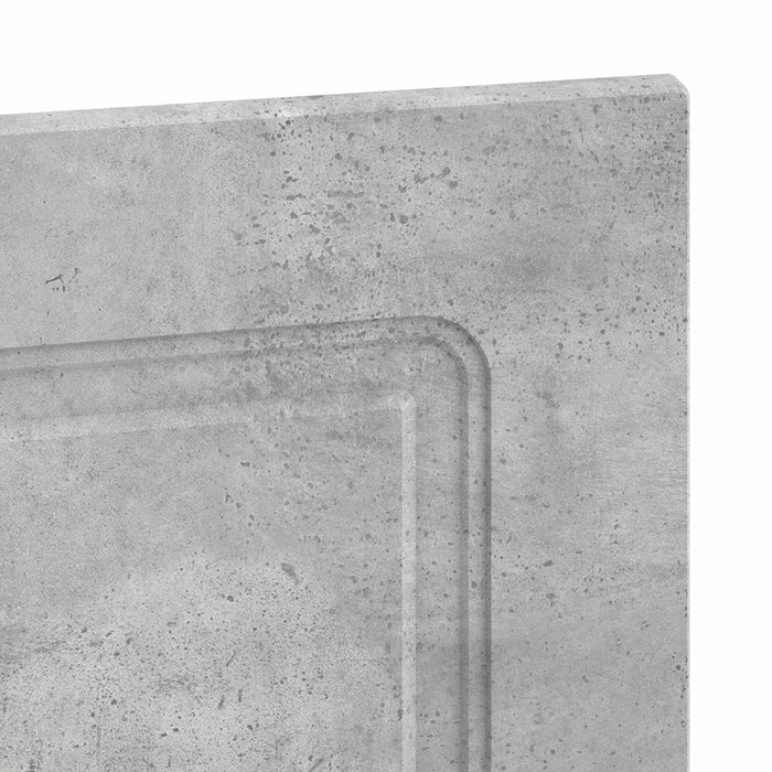 Tăblie montată pe perete UTRECHT Gri Beton Lemn prelucrat - WALTI WALTI
