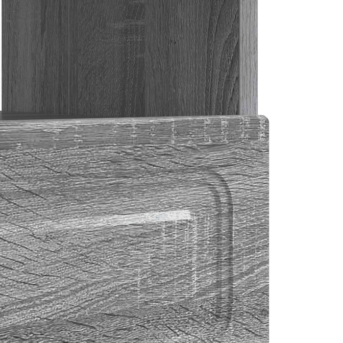 Cabinet TV cu LED Sonoma gri Lemn prelucrat WALTI