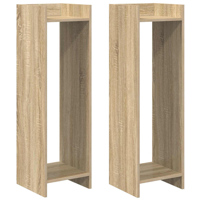 Suport pentru plante 2 pcs Stejar Sonoma 30 x 30 x 100 cm - WALTI WALTI