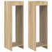 Suport pentru plante 2 pcs Stejar Sonoma 30 x 30 x 100 cm - WALTI WALTI