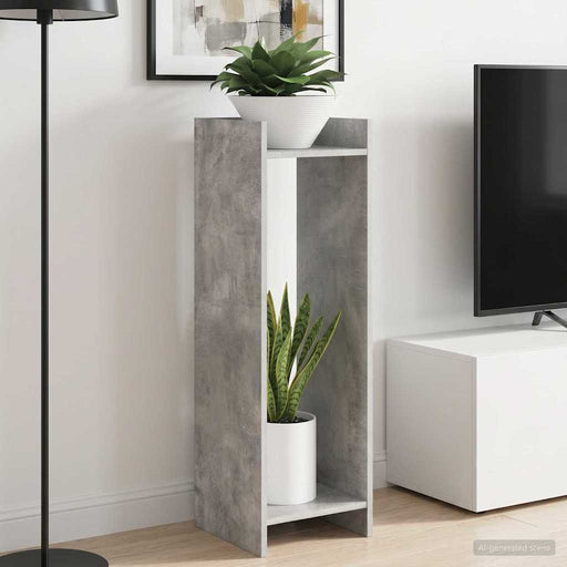Suport pentru plante Gri Beton 30 x 30 x 100 cm Lemn prelucrat - WALTI WALTI