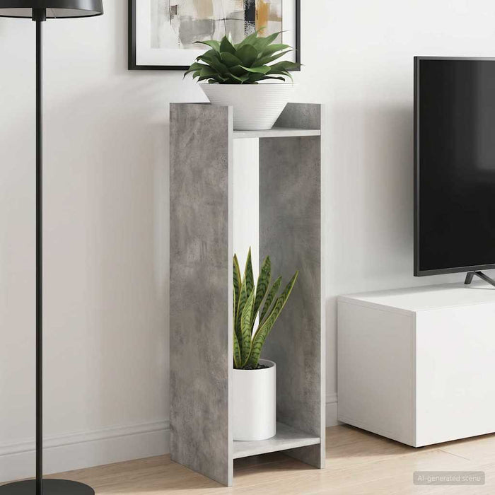 Suport pentru plante Gri Beton 30 x 30 x 100 cm Lemn prelucrat - WALTI WALTI