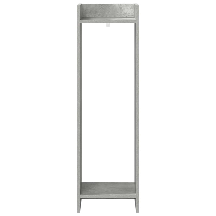 Suport pentru plante cu raft 2 pcs Gri Beton 30 x 30 x 100 cm - WALTI WALTI