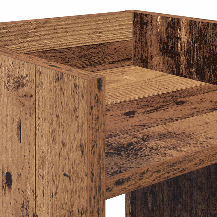 Suport pentru plante Lemn vechi 30 x 30 x 100 cm Lemn prelucrat - WALTI WALTI
