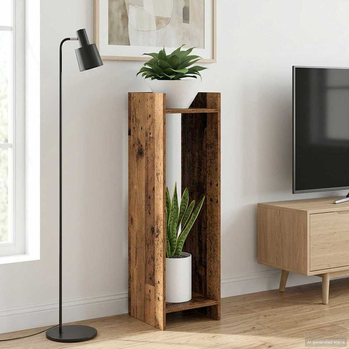 Suport pentru plante Lemn vechi 30 x 30 x 100 cm Lemn prelucrat - WALTI WALTI