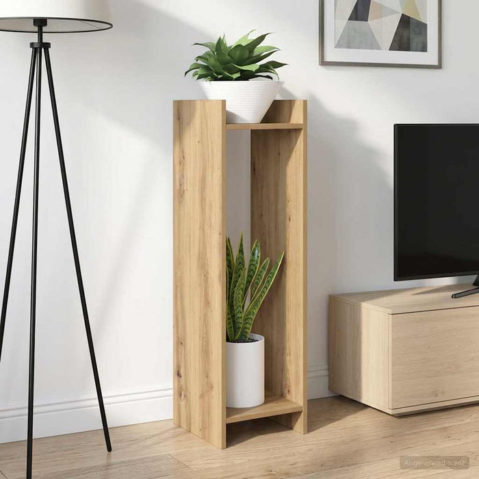 Suport pentru plante 2 pcs Stejar Artizanal 30 x 30 x 100 cm - WALTI WALTI