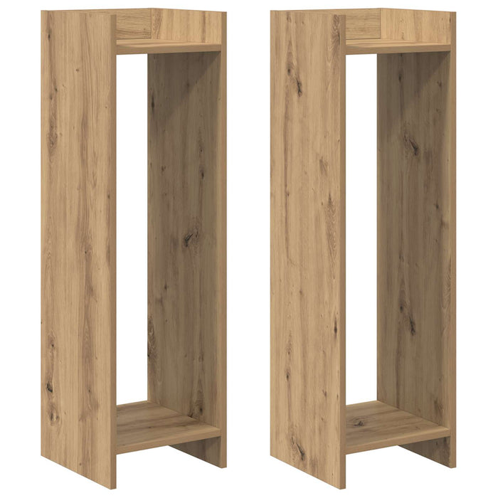 Suport pentru plante 2 pcs Stejar Artizanal 30 x 30 x 100 cm - WALTI WALTI