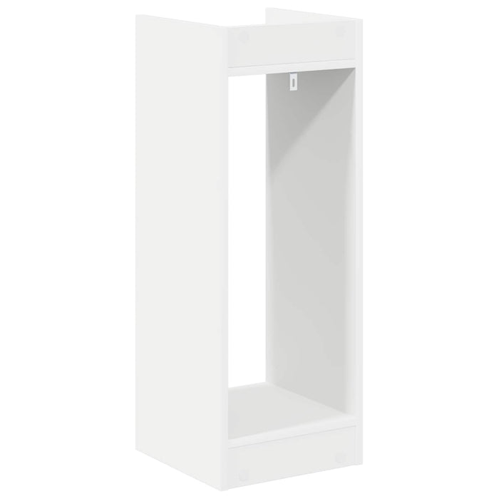 Suport pentru plante cu raft Alb 30 x 30 x 80 cm Lemn prelucrat - WALTI WALTI