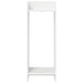 Suport pentru plante cu raft Alb 30 x 30 x 80 cm Lemn prelucrat - WALTI WALTI