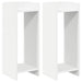 Suport pentru plante 2 pcs Alb 30 x 30 x 80 cm Lemn prelucrat - WALTI WALTI