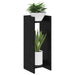 Suport pentru plante cu raft Stejar Negru 30 x 30 x 80 cm - WALTI WALTI