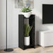 Suport pentru plante cu raft 2 pcs Stejar Negru 30 x 30 x 80 cm - WALTI WALTI