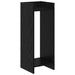 Suport pentru plante cu raft 2 pcs Stejar Negru 30 x 30 x 80 cm - WALTI WALTI
