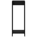 Suport pentru plante cu raft 2 pcs Stejar Negru 30 x 30 x 80 cm - WALTI WALTI