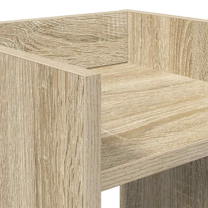 Suport pentru plante 2 pcs Stejar Sonoma 30 x 30 x 80 cm - WALTI WALTI