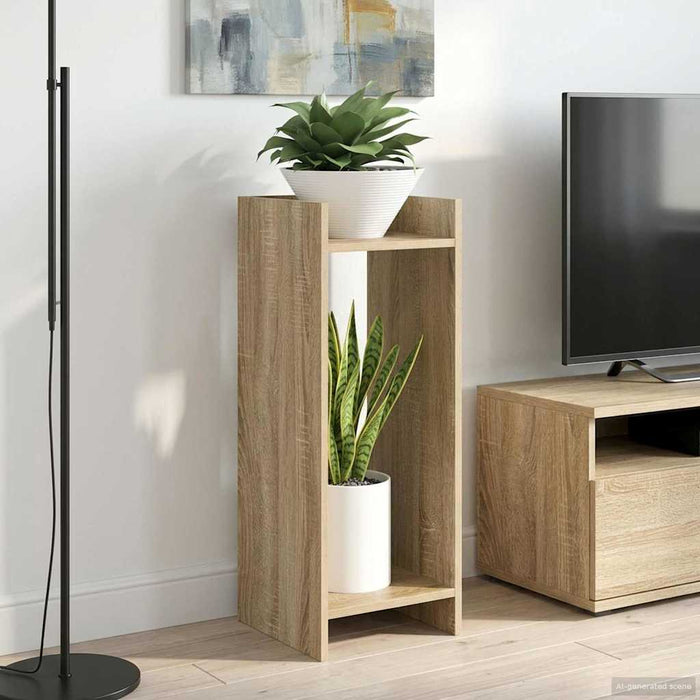 Suport pentru plante 2 pcs Stejar Sonoma 30 x 30 x 80 cm - WALTI WALTI