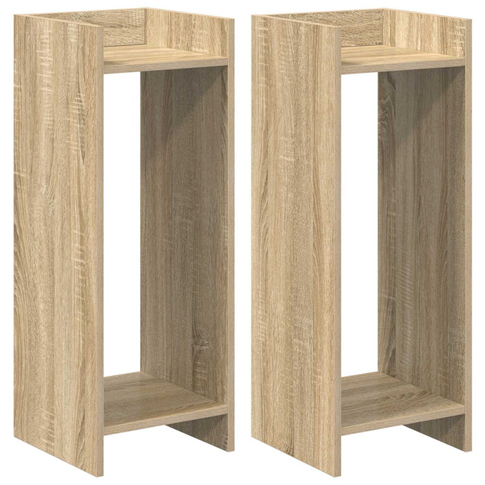 Suport pentru plante 2 pcs Stejar Sonoma 30 x 30 x 80 cm - WALTI WALTI