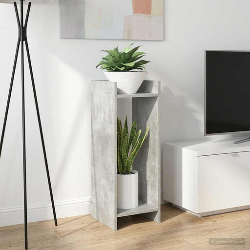 Suport pentru plante Gri Beton 30 x 30 x 80 cm Lemn prelucrat - WALTI WALTI