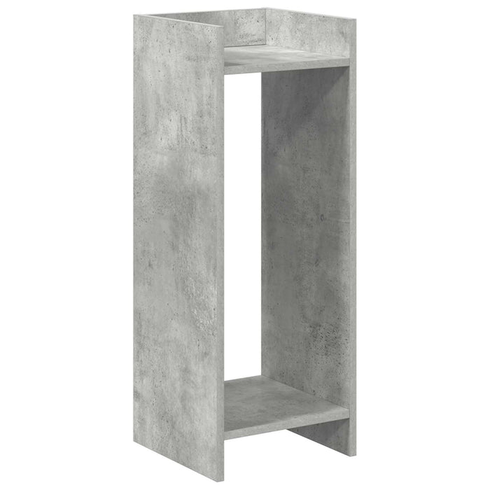 Suport pentru plante cu raft 2 pcs Gri Beton 30 x 30 x 80 cm - WALTI WALTI