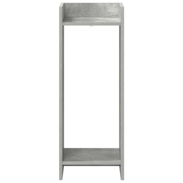 Suport pentru plante cu raft 2 pcs Gri Beton 30 x 30 x 80 cm - WALTI WALTI
