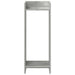 Suport pentru plante cu raft 2 pcs Gri Beton 30 x 30 x 80 cm - WALTI WALTI