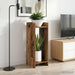 Suport pentru plante cu raft 2 pcs Lemn vechi 30 x 30 x 80 cm - WALTI WALTI