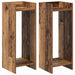 Suport pentru plante cu raft 2 pcs Lemn vechi 30 x 30 x 80 cm - WALTI WALTI