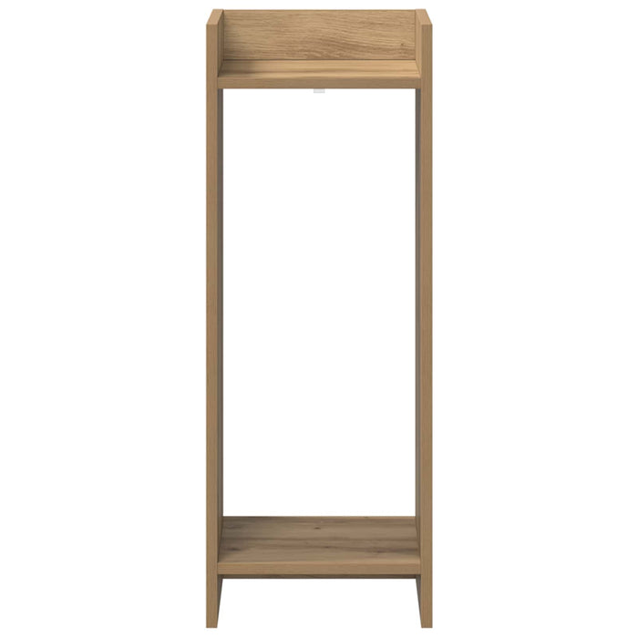 Suport pentru plante cu raft Stejar Artizanal 30 x 30 x 80 cm - WALTI WALTI