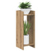 Suport pentru plante cu raft Stejar Artizanal 30 x 30 x 80 cm - WALTI WALTI