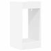 Suport pentru plante cu raft Alb 30 x 30 x 60 cm Lemn prelucrat - WALTI WALTI