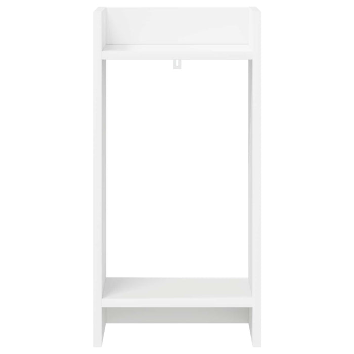 Suport pentru plante cu raft Alb 30 x 30 x 60 cm Lemn prelucrat - WALTI WALTI
