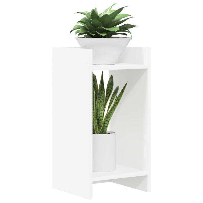 Suport pentru plante 2 pcs Alb 30 x 30 x 60 cm Lemn prelucrat - WALTI WALTI