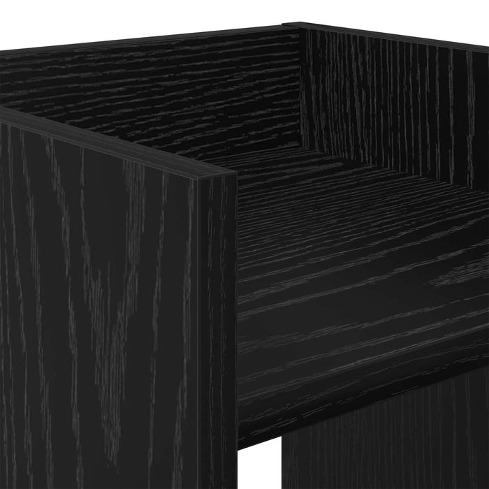 Suport pentru plante cu raft Stejar Negru 30 x 30 x 60 cm - WALTI WALTI
