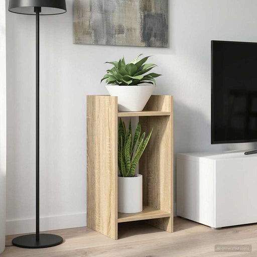 Suport pentru plante cu raft Stejar Sonoma 30 x 30 x 60 cm - WALTI WALTI