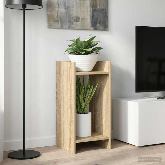 Suport pentru plante cu raft Stejar Sonoma 30 x 30 x 60 cm - WALTI WALTI