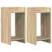 Suport pentru plante 2 pcs Stejar Sonoma 30 x 30 x 60 cm - WALTI WALTI