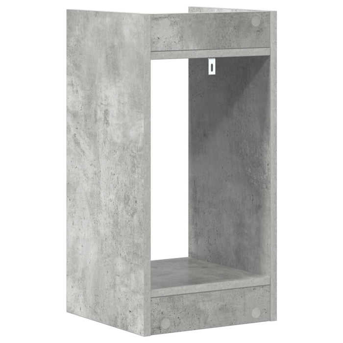 Suport pentru plante Gri Beton 30 x 30 x 60 cm Lemn prelucrat - WALTI WALTI