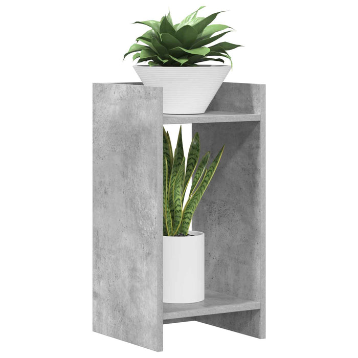 Suport pentru plante Gri Beton 30 x 30 x 60 cm Lemn prelucrat - WALTI WALTI